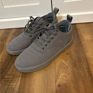 True Linkswear Grey Suede Golf Sneakers Size 10.5 Minimalist Athletic